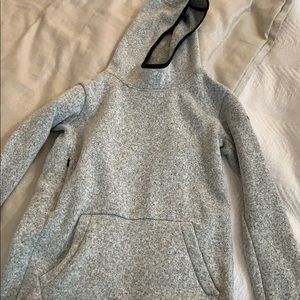 NIKE grey-knit hoodie - WORN 1x